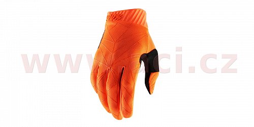 rukavice RIDEFIT, 100% - USA (oranžová/černá)